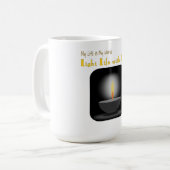 Helles Leben mit der Liebe-Tasse Kaffeetasse (Vorderseite Links)