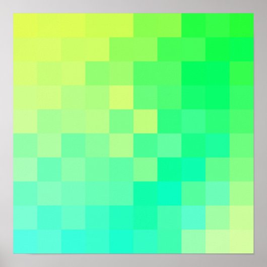 Helles, lebendiges Design Poster (Vorne)