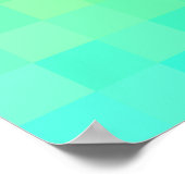 Helles, lebendiges Design Poster (Ecke)