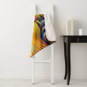 Helles, lebendiges Rooster Sherpadecke (Beispiel)