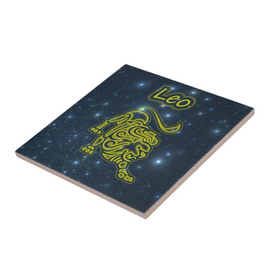 Helles Leder Fliese (Seite)