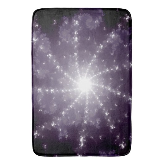 Helles Licht am Ende des Tunnels Badematte (Vorderseite Vertikal)