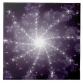 Helles Licht am Ende des Tunnels Fliese (Vorderseite)