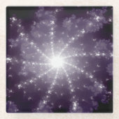 Helles Licht am Ende des Tunnels Glasuntersetzer (Vorderseite)