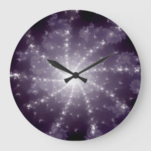 Helles Licht am Ende des Tunnels Große Wanduhr