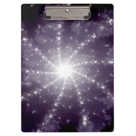 Helles Licht am Ende des Tunnels Klemmbrett