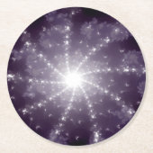 Helles Licht am Ende des Tunnels Runder Pappuntersetzer (Vorderseite)