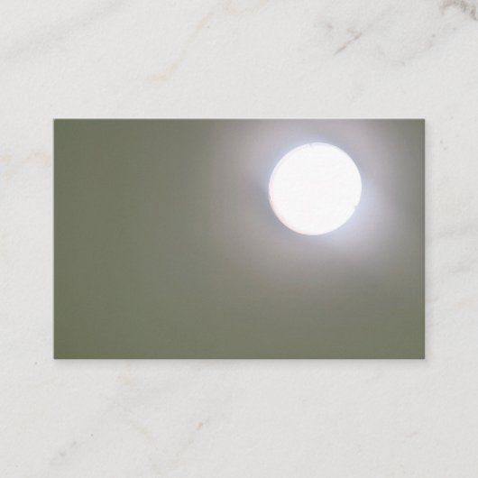 Helles Licht der Visitenkarte (Vorderseite)