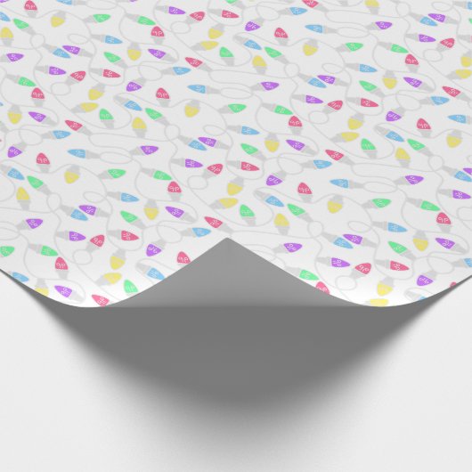 Helles Licht-Feiertags-Packpapier Geschenkpapier (Ecke)