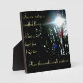 Helles Licht Gedenktafel Plaque Fotoplatte (Vorderseite)