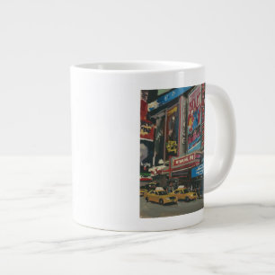 Helles Licht-Times Square 2012 Jumbo-Tasse