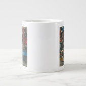 Helles Licht-Times Square 2012 Jumbo-Tasse (Vorderseite)