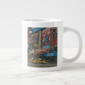 Helles Licht-Times Square 2012 Jumbo-Tasse (Rechts)