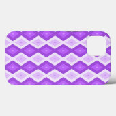 Helles lila Diamantenmuster Case-Mate iPhone cas Hülle (Rückseite (Horizontal))