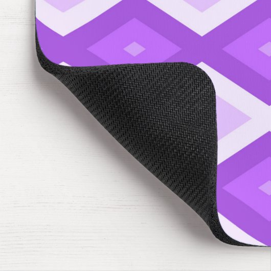 Helles lila Diamantmuster Mousepad (Ecke)