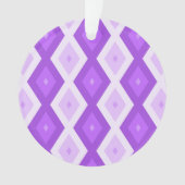 Helles lila Diamantmuster Ornament (Vorderseite)