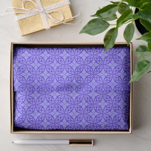 Helles lila Filigranmuster Seidenpapier (Geschenk)