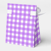 Helles lila Gingham Geschenkschachtel (Rückseite)