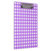 Helles lila Gingham Klemmbrett (Rechts)