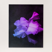 Helles Lila Iris Foto Puzzle (Vertikal)