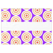 Helles Lila Orange Kunstgewerbe Tischdecke (Vorderseite (Horizontal))