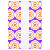 Helles Lila Orange Kunstgewerbe Tischdecke (Vorderseite)