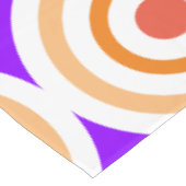Helles Lila Orange Kunstgewerbe Tischdecke (Schrägansicht)