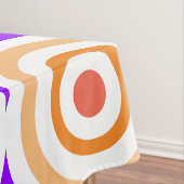 Helles Lila Orange Kunstgewerbe Tischdecke (Beispiel)