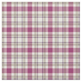 Helles lila und graues Girly kariertes Stoff