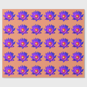 Helles Lotos-Blumen-Verpackungs-Papier Geschenkpapier