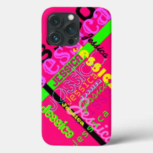 Helles Magenta 80er 90er Retro-Inspiriert JEDER NA Case-Mate iPhone Hülle