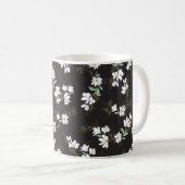Helles Magnolia Nahtloses Muster Kaffeetasse (VorderseiteRechts)