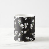 Helles Magnolia Nahtloses Muster Kaffeetasse (Mittel)