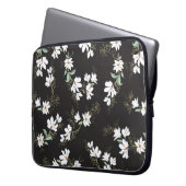 Helles Magnolia Nahtloses Muster Laptopschutzhülle (Vorderseite Links)