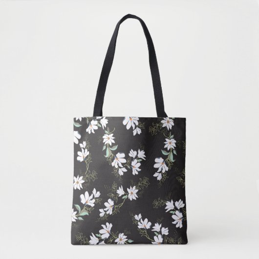 Helles Magnolia Nahtloses Muster Tasche (Vorderseite)