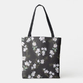 Helles Magnolia Nahtloses Muster Tasche (Rückseite)