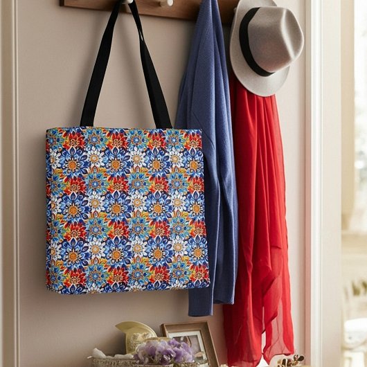 helles Mandala Tasche