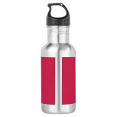 Helles Maroon (einfarbig) Edelstahlflasche (Rückseite)
