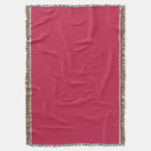 Helles Maroon (Vollfarbe) Decke (Vorderseite Vertikal)