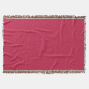 Helles Maroon (Vollfarbe) Decke