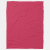 Helles Maroon (Vollfarbe) Fleecedecke (Vorderseite)