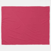 Helles Maroon (Vollfarbe) Fleecedecke (Vorderseite (Horizontal))