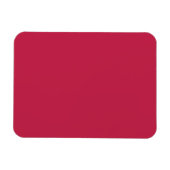 Helles Maroon (Vollfarbe) Magnet (Horizontal)