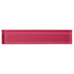 Helles Maroon (Vollfarbe) Namensplakette