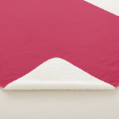 Helles Maroon (Vollfarbe) Sherpadecke (3/4)