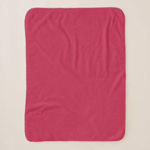 Helles Maroon (Vollfarbe) Sherpadecke