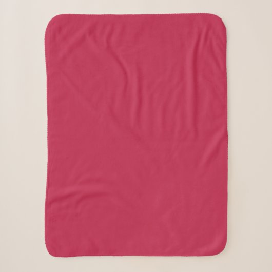 Helles Maroon (Vollfarbe) Sherpadecke (Vorderseite)