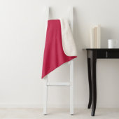 Helles Maroon (Vollfarbe) Sherpadecke (Beispiel)