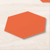 Helles massives orange Hintergrund Untersetzer (angewinkelt)