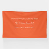Helles massives orangefarbenes Hintergrundbild Banner (Horizontal)